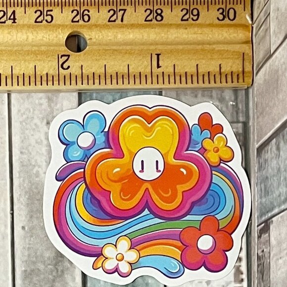 🌀10/$10🌀 70s Hippie Reusable Waterproof Vinyl Sticker Decal - Picture 1 of 2